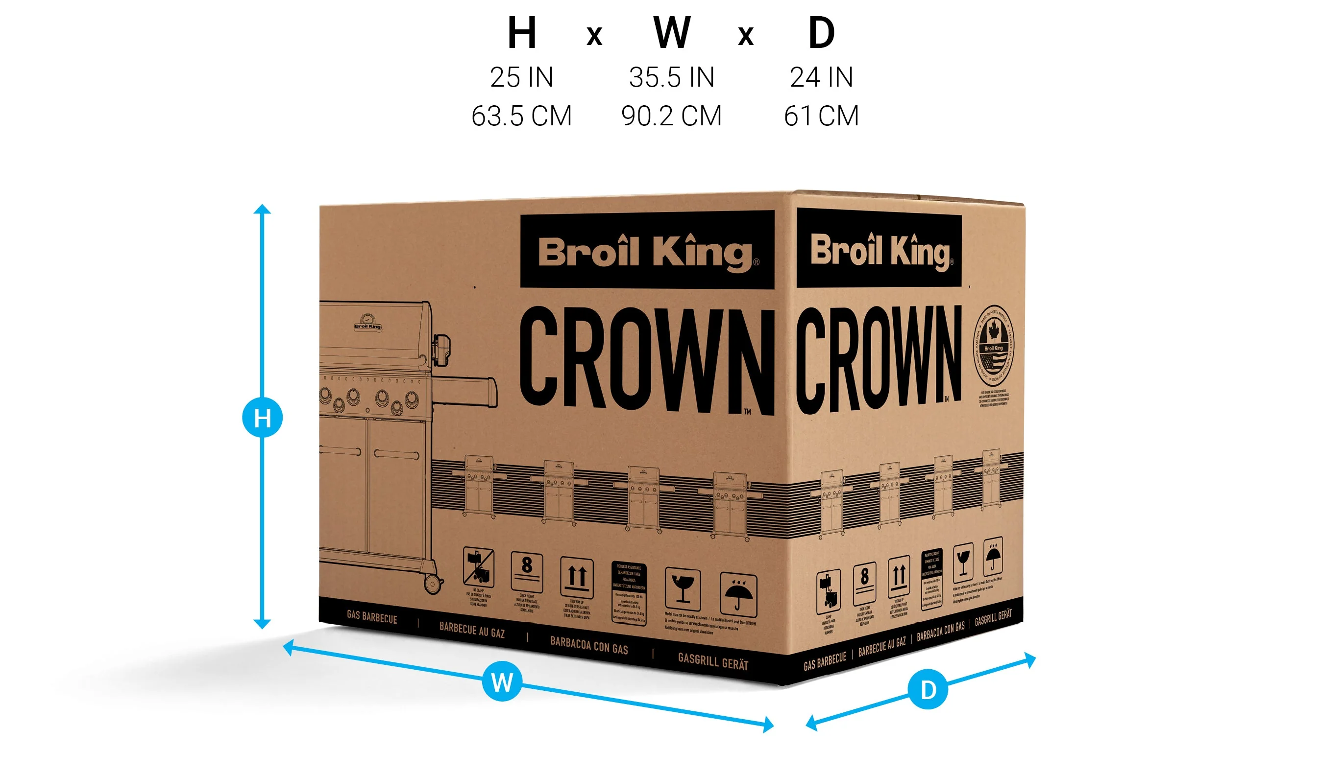grill Crown 590 Shadow